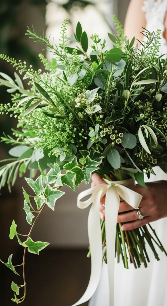14. All-Greenery Bouquet