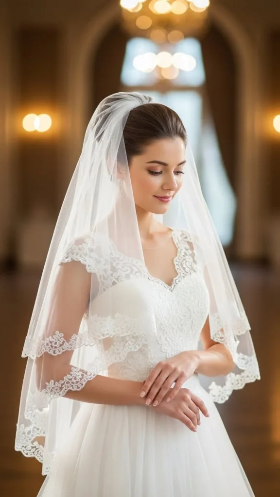 14. Elbow-Length Veil