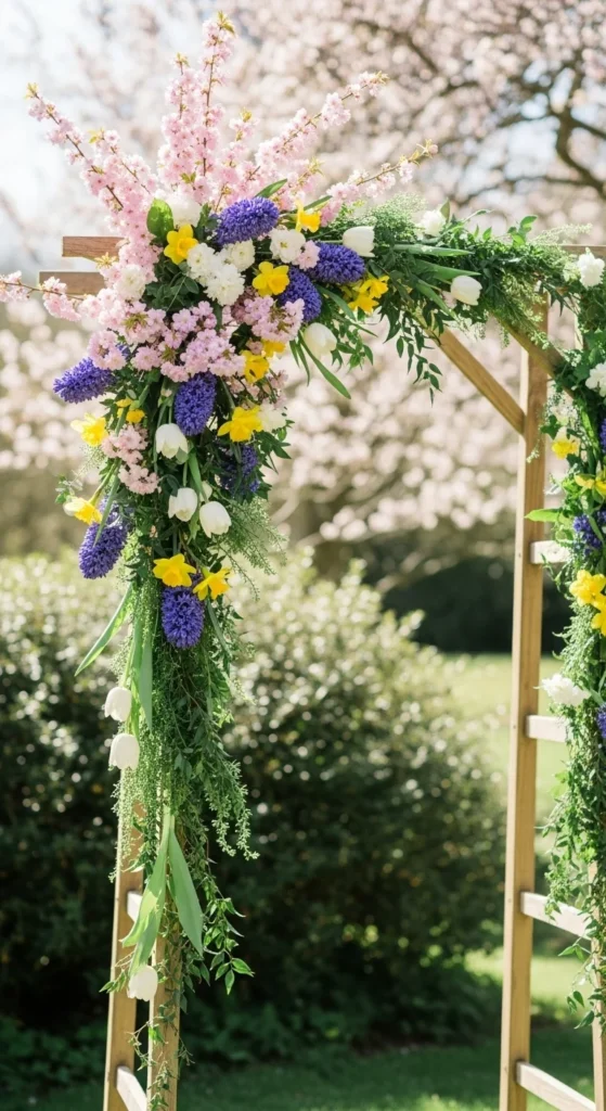 15. Floral Ladder Arch
