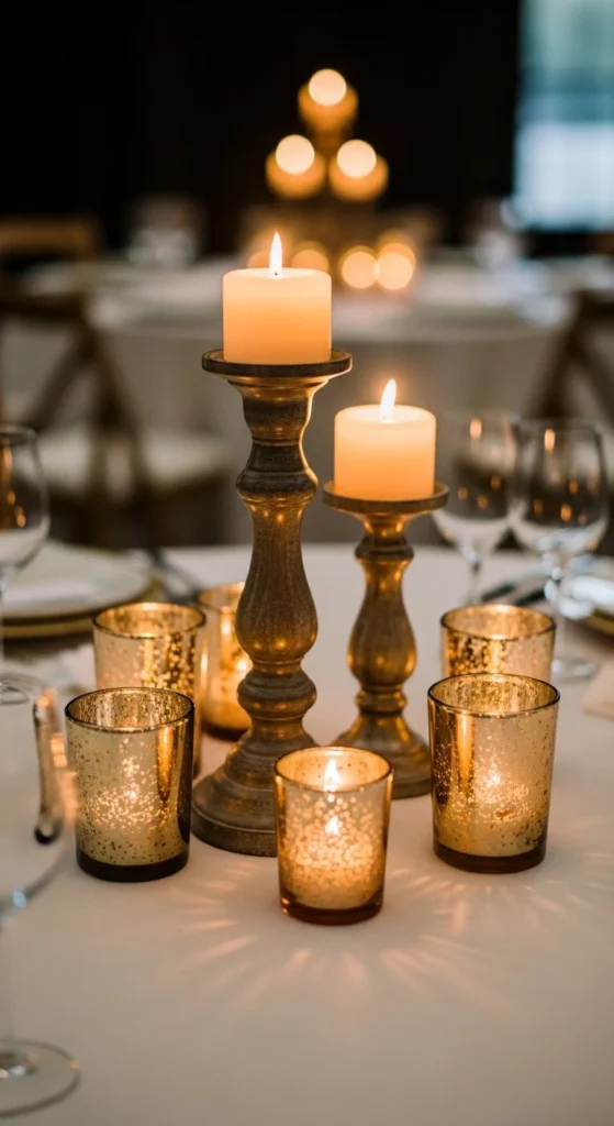15. Mismatched Candle Holders