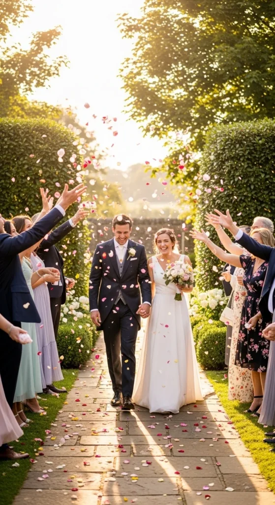 15. Petal Confetti Send-Off