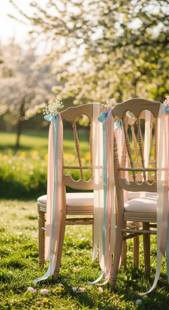 15. Ribbon Chair Ties