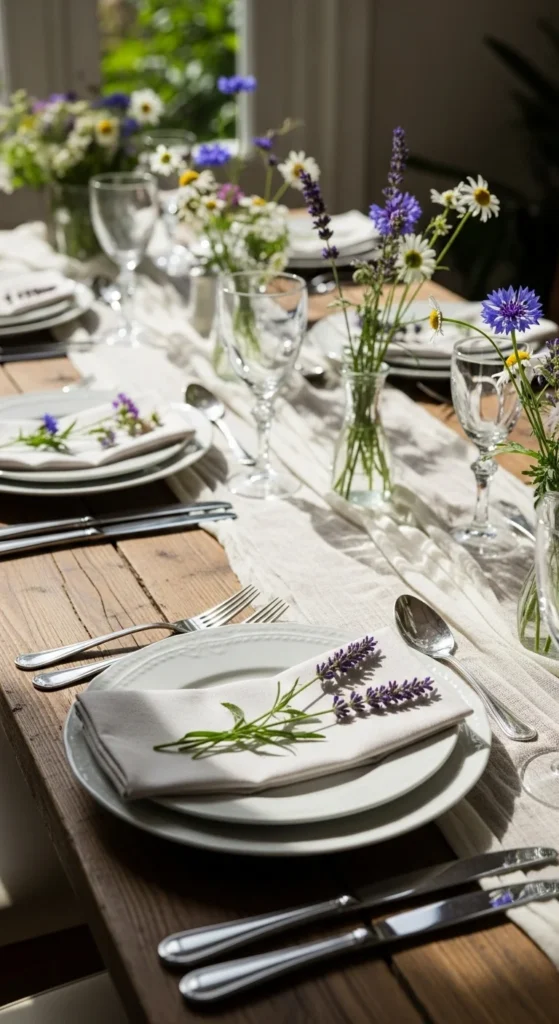 15. Wildflower Place Settings