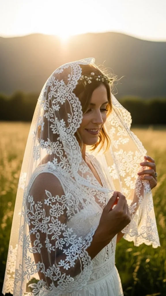 16. Boho Veil