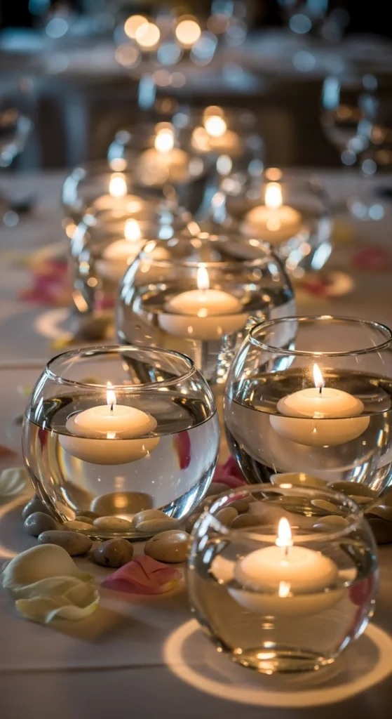 16. Floating Candle Bowls
