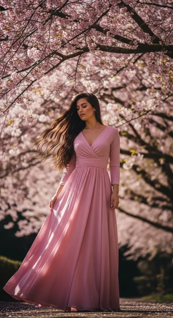 16. V-Neck Wrap Maxi Dress