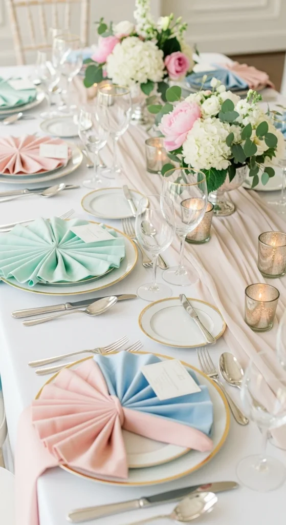 18. Soft Color Napkins