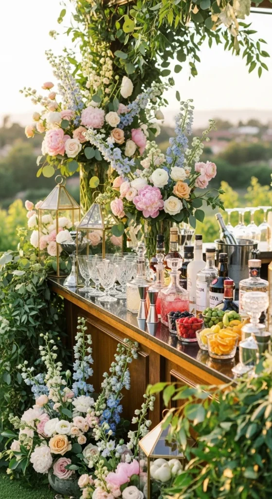 19. Floral Bar Arrangements
