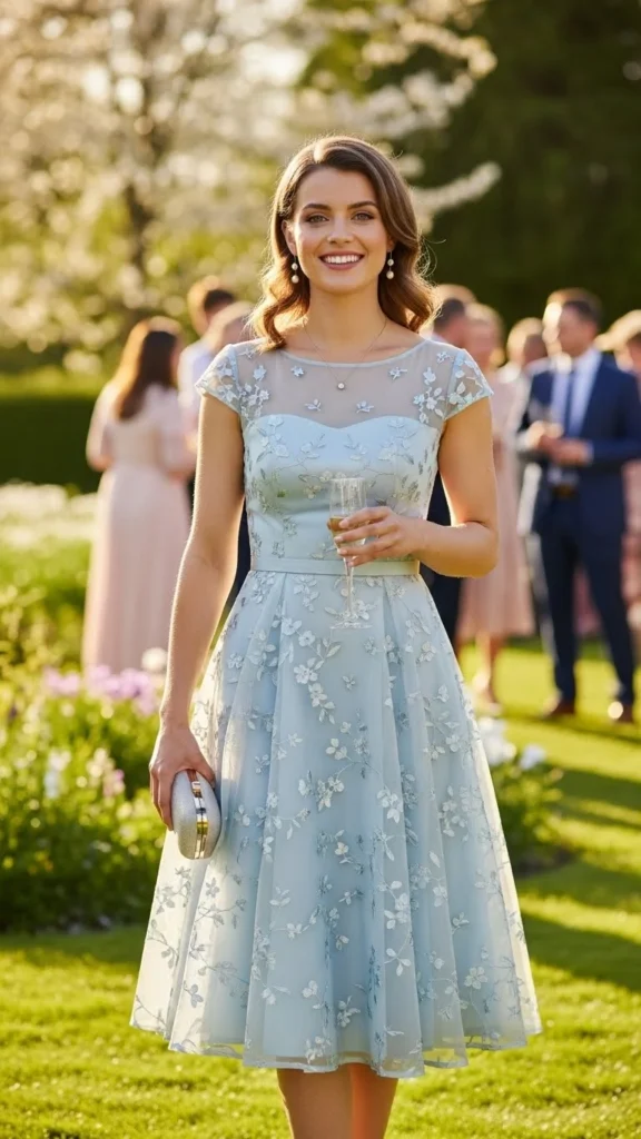 19. Tea-Length Dress