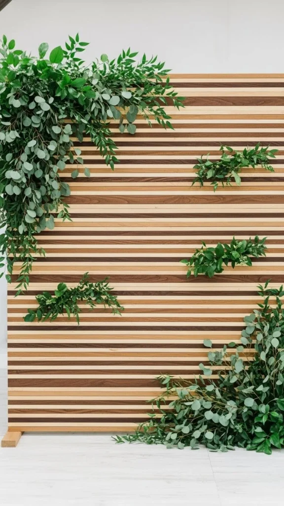 19. Wood Slat Wall