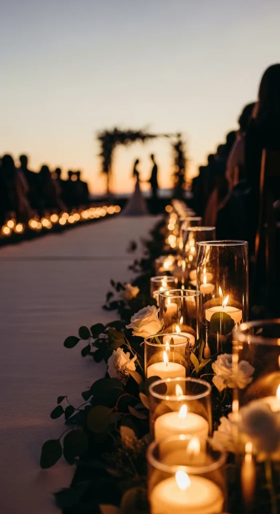 2. Candlelit Aisle Path