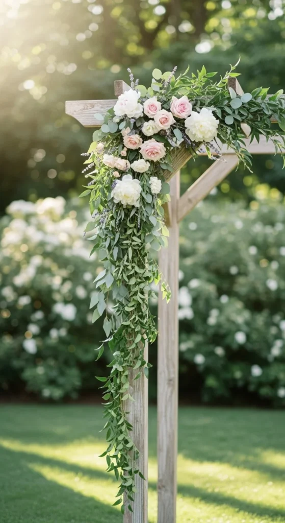 2. Garden-Inspired Ceremony Arches