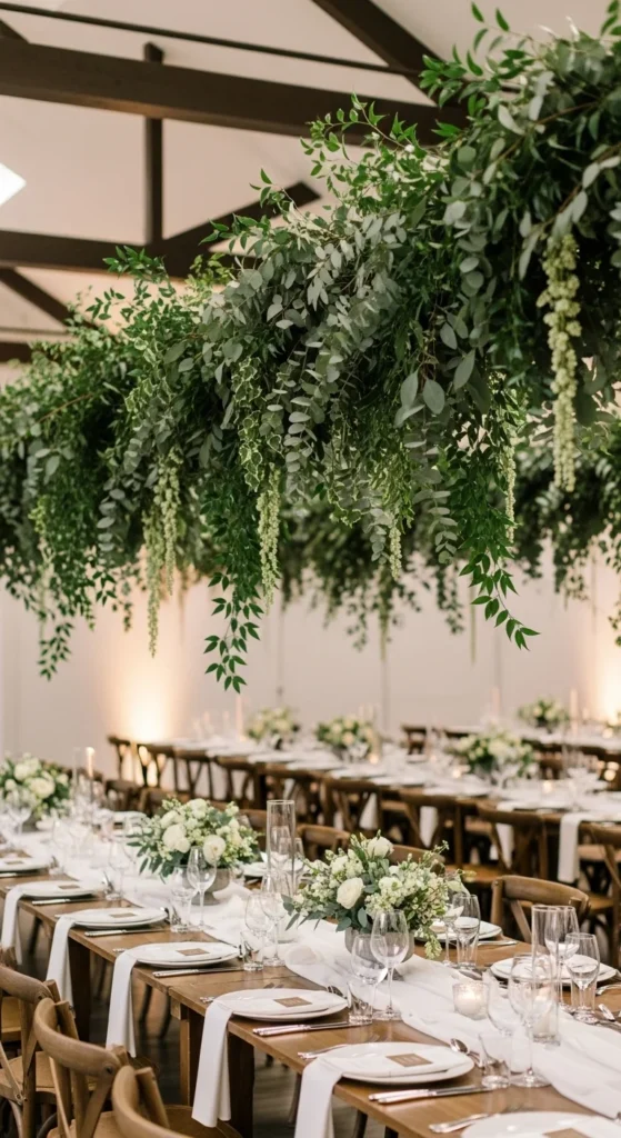2. Hanging Greenery Installations