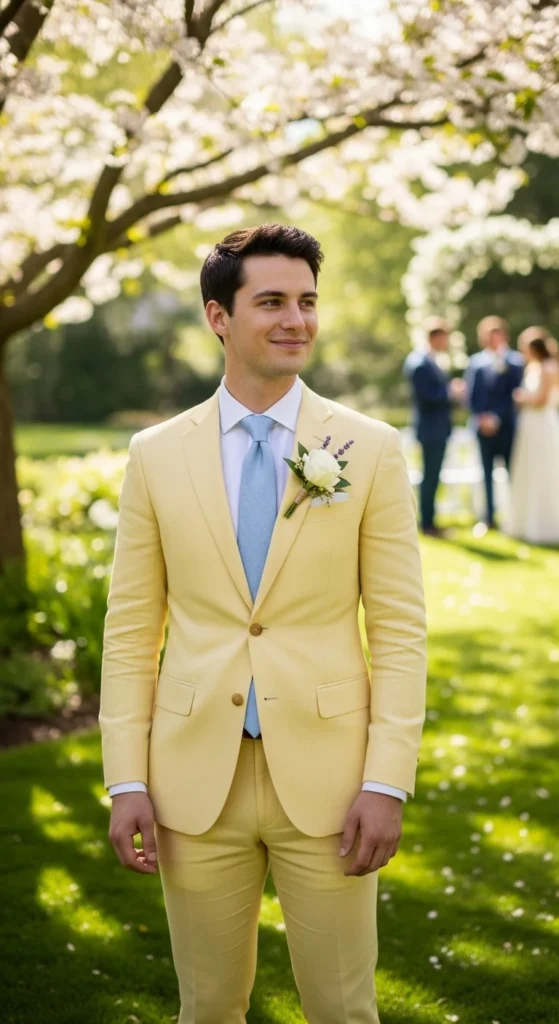 2. Soft Pastel Suits