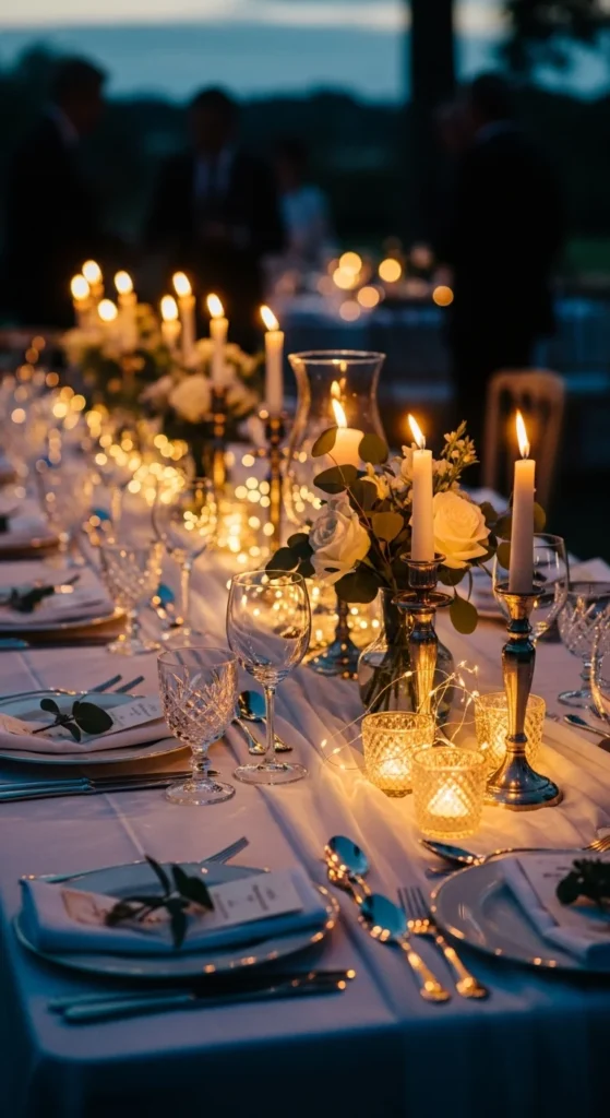20. Intimate Table Lighting