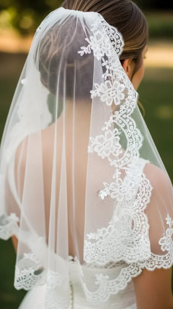 20. Shoulder-Length Veil