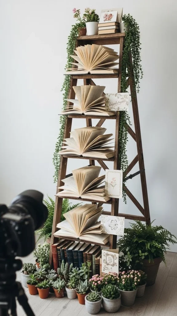 22. Ladder Book Display