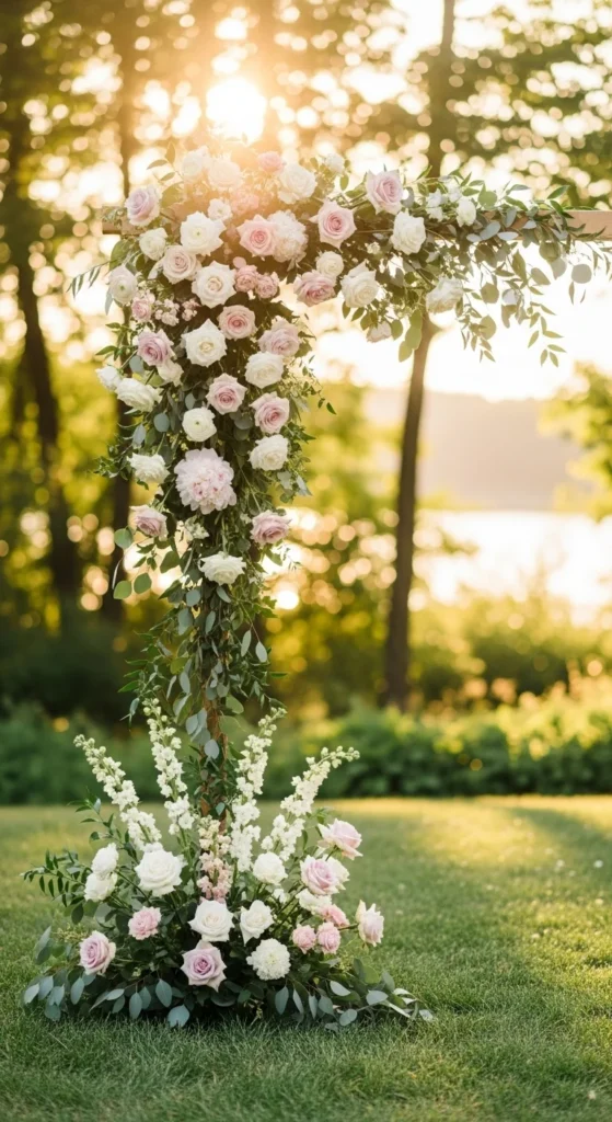 22. Simple Floral Arch