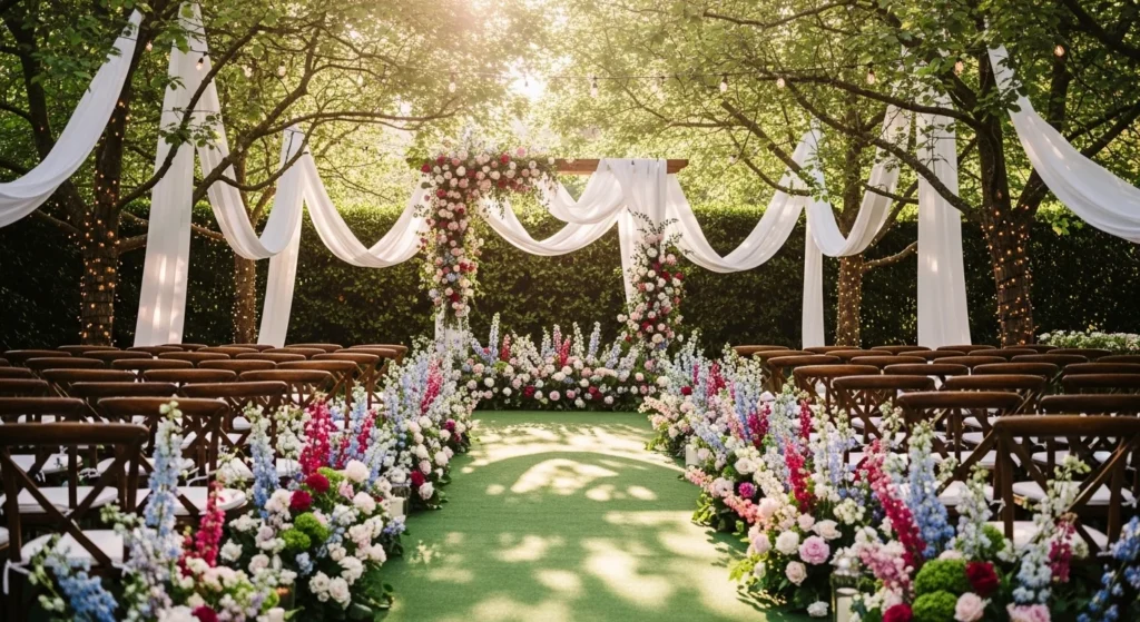 23 Charming Spring Garden Wedding Ideas for a Fairytale Celebration (2)