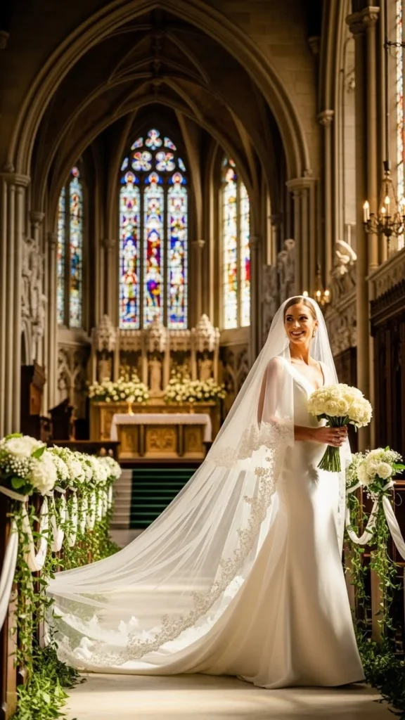 3. Chapel-Length Veil