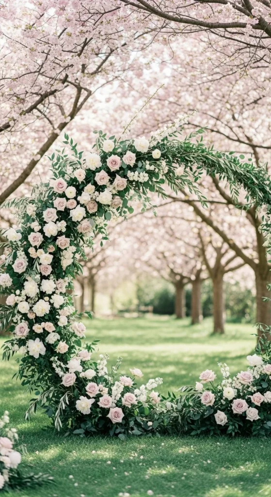 4. Circular Flower Arch