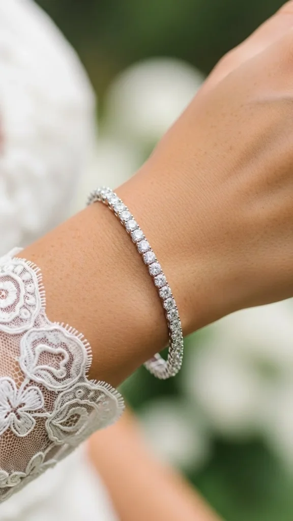 4. Diamond Tennis Bracelet