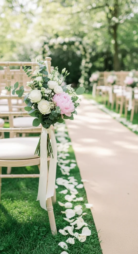4. Floral Ceremony Aisle Markers