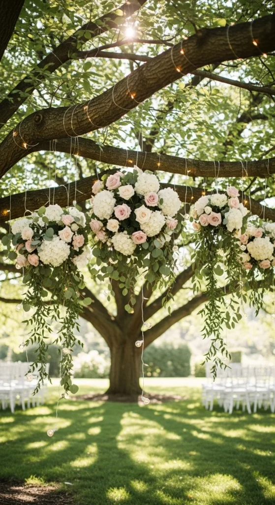 4. Hanging Floral Installations