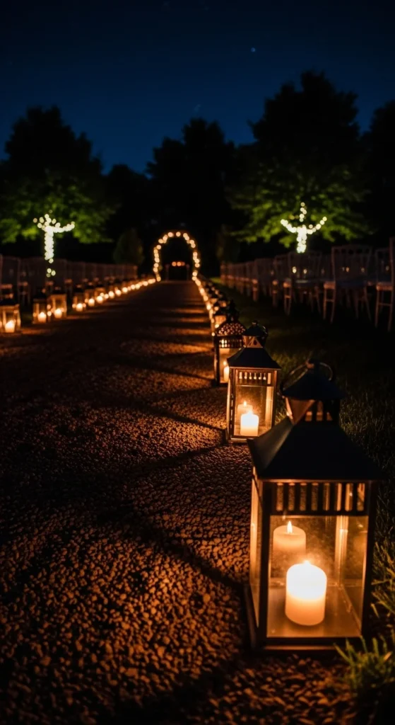 4. Lantern-Lit Walkways