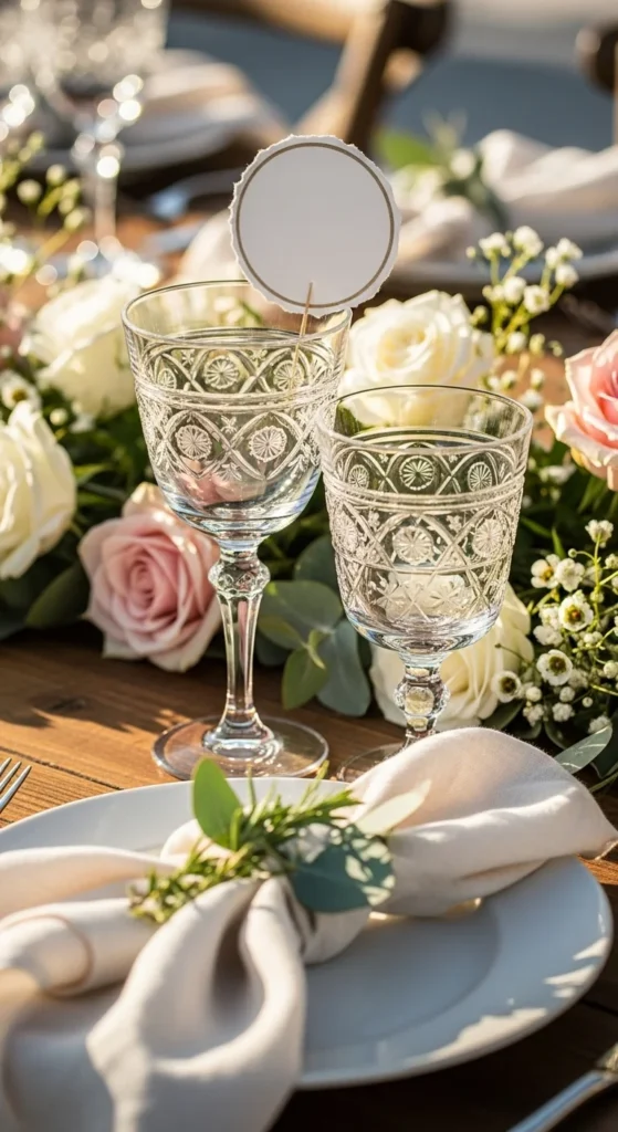 4. Vintage-Inspired Glassware