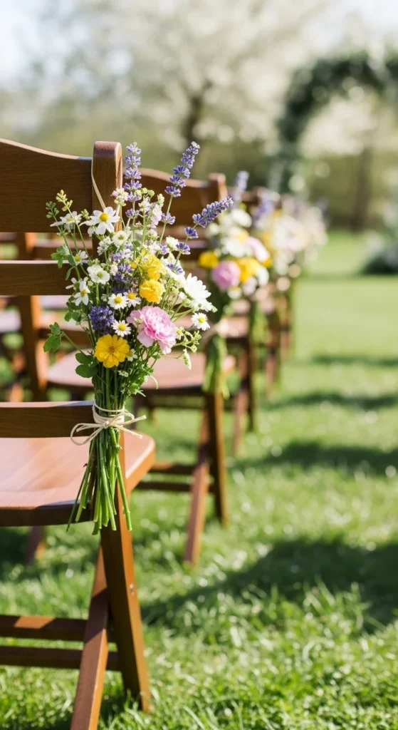 4. Wildflower Aisle Markers