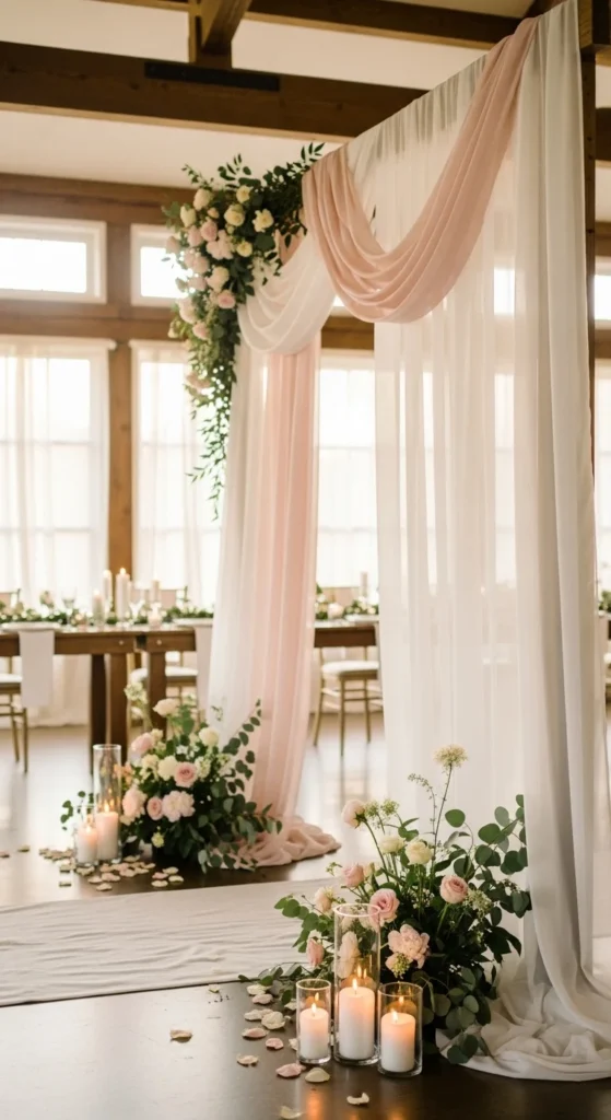 5. Sheer Fabric Draping