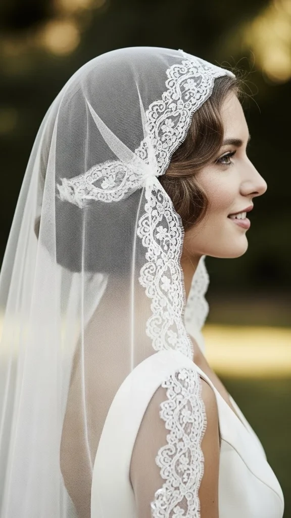 6. Juliet Cap Veil