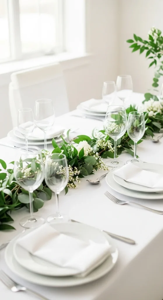 6. Light and Airy Table Settings