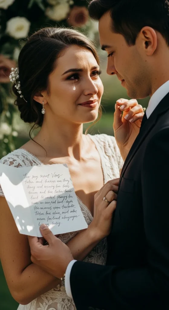 6. Personal Vows Written Simply