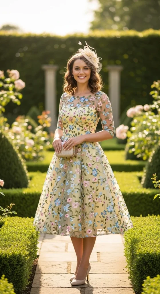 6. Tea-Length Dresses