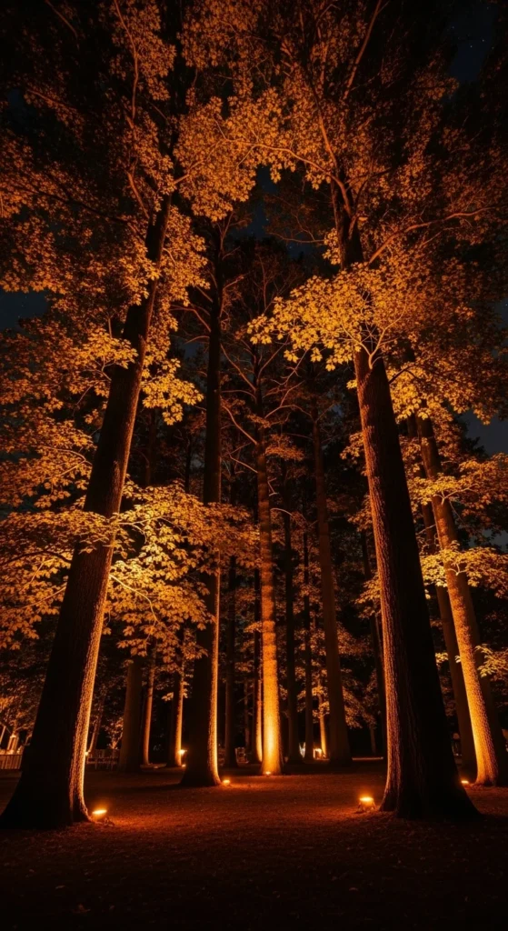 6. Uplighting for Walls and Trees