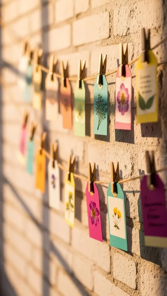 8. Hanging Tag Garland