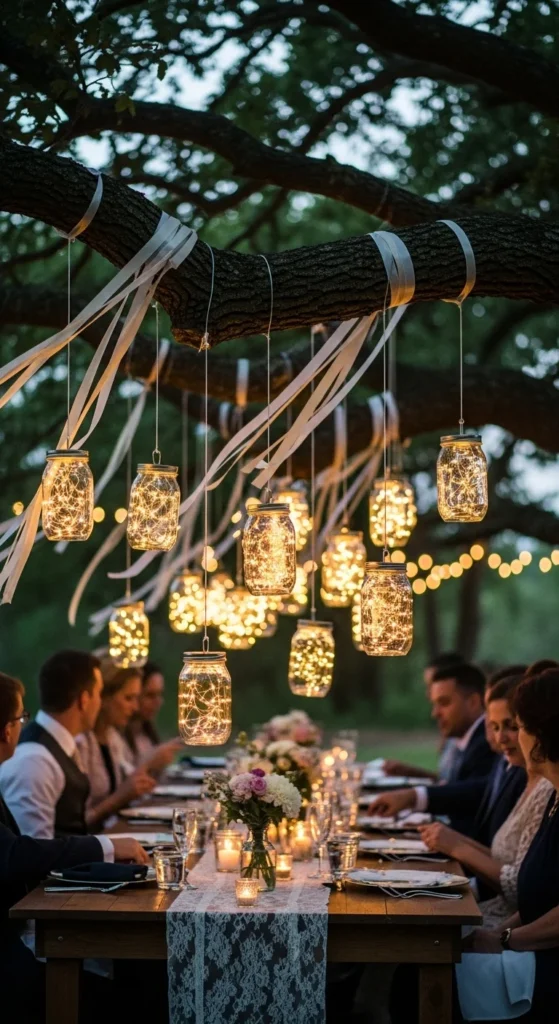 8. Mason Jar Light Displays