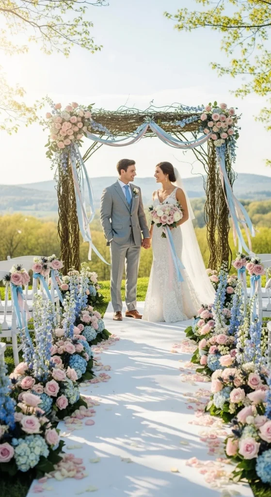 8. Sky Blue and Blush