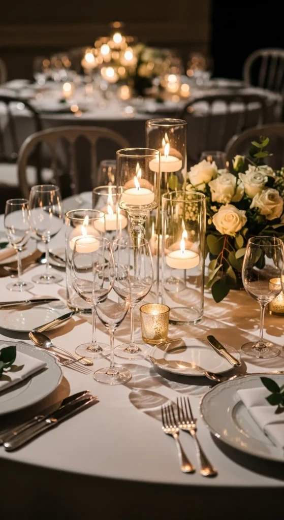 9. Candle Cluster Table Decor