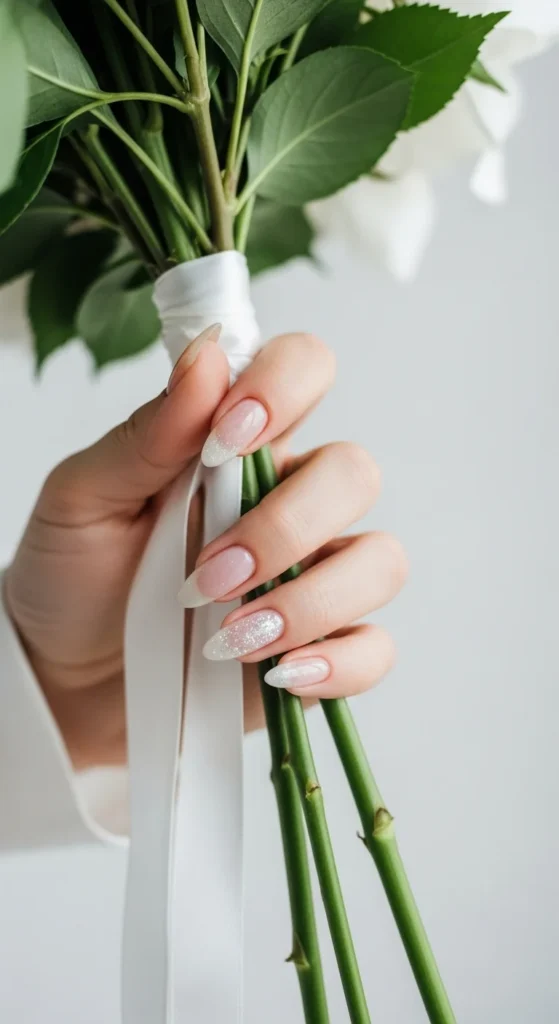 9. Short Natural Nails With Clear Gloss
