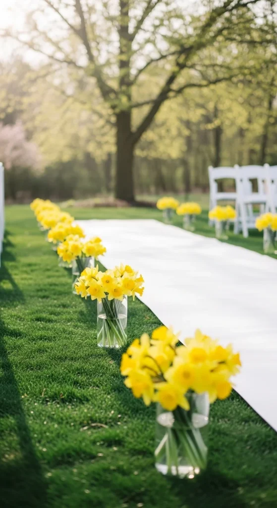 1. Feature Daffodils as the Main Floral Accent
