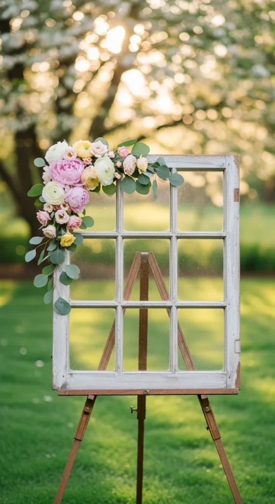 11. Painted Window Pane Sign