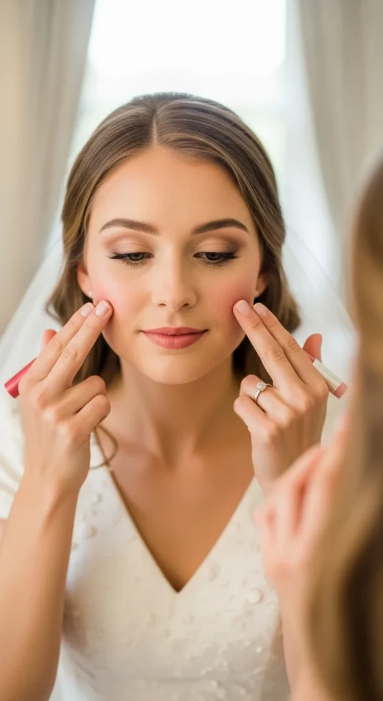 12. Natural Flush From Lipstick As Blush