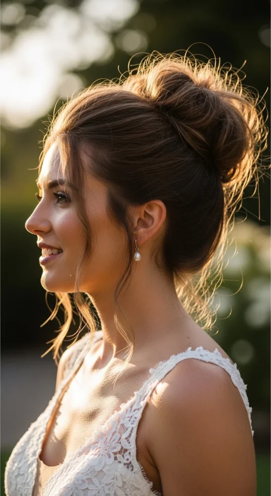 12. Romantic Messy Bun