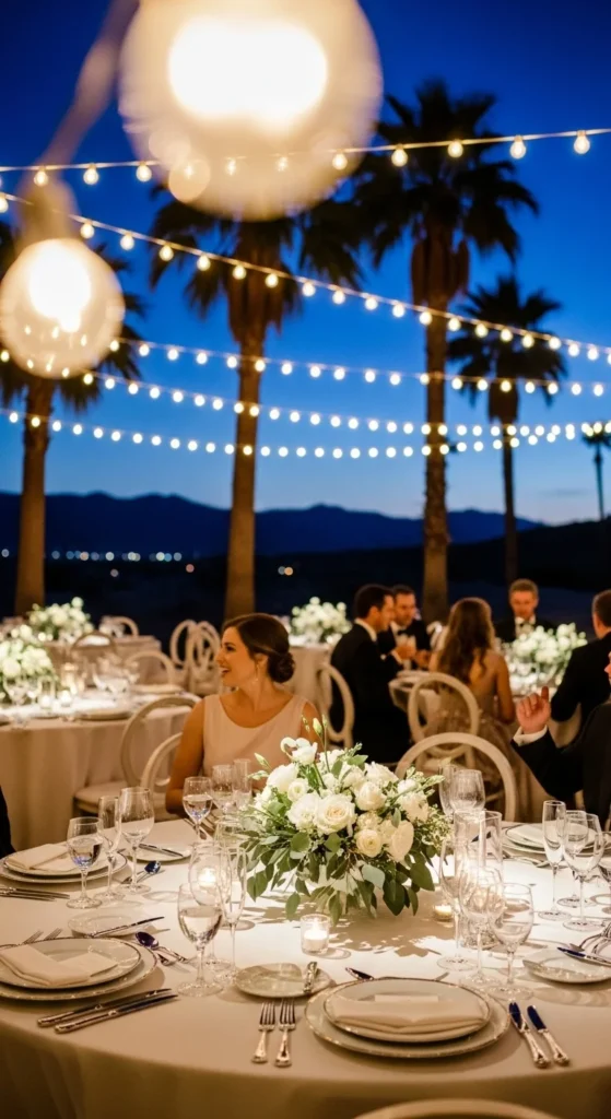 13. Outdoor String Light Canopy