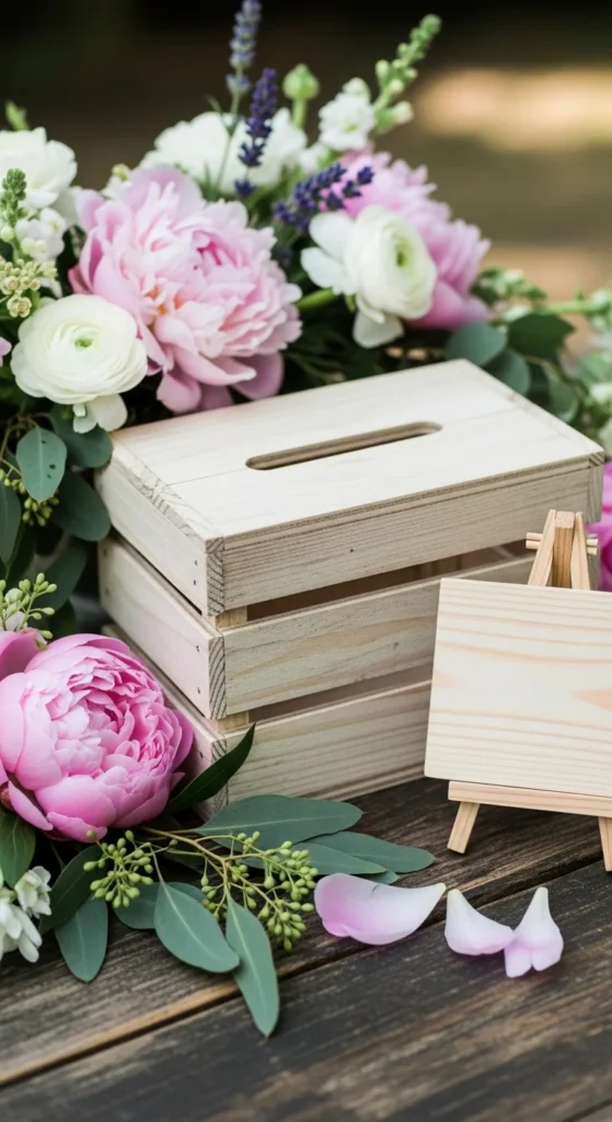 13. Rustic Crate Card Box Sign