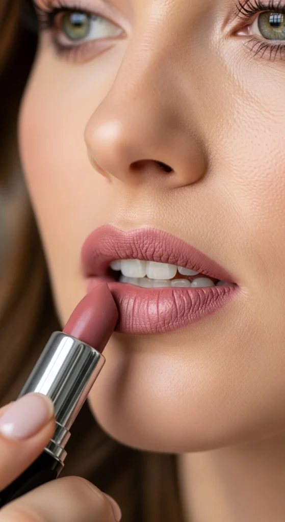 13. Soft Mauve Lip Color
