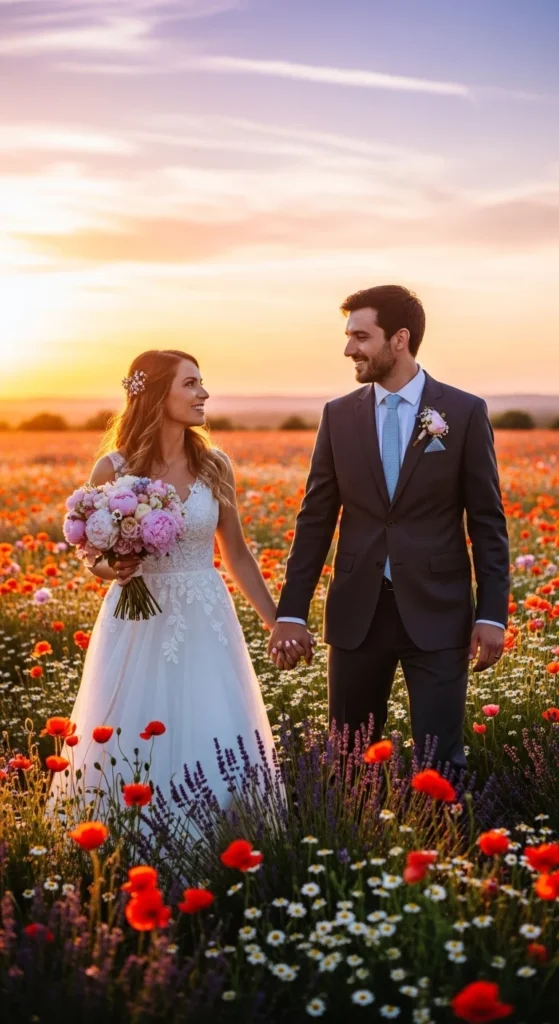 14. May Sunset Portraits in Open Fields